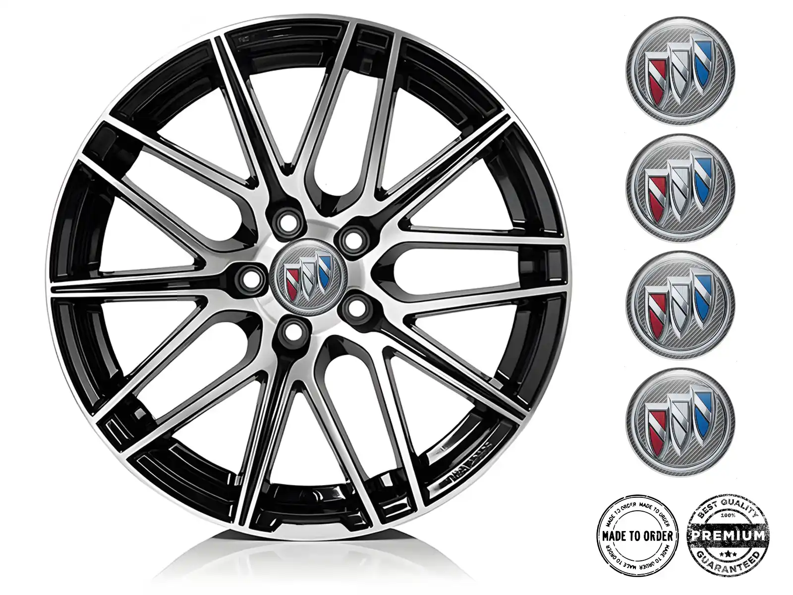 Buick Nabenaufkleber Stil Premium Stellar Momentum Core